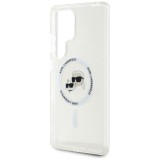 Karl Lagerfeld IML K&CH Heads MagSafe Zadní Kryt pro Samsung Galaxy S25 Ultra Transparent