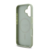 Guess PU Grained Classic Logo MagSafe Zadní Kryt pro iPhone 16 Green