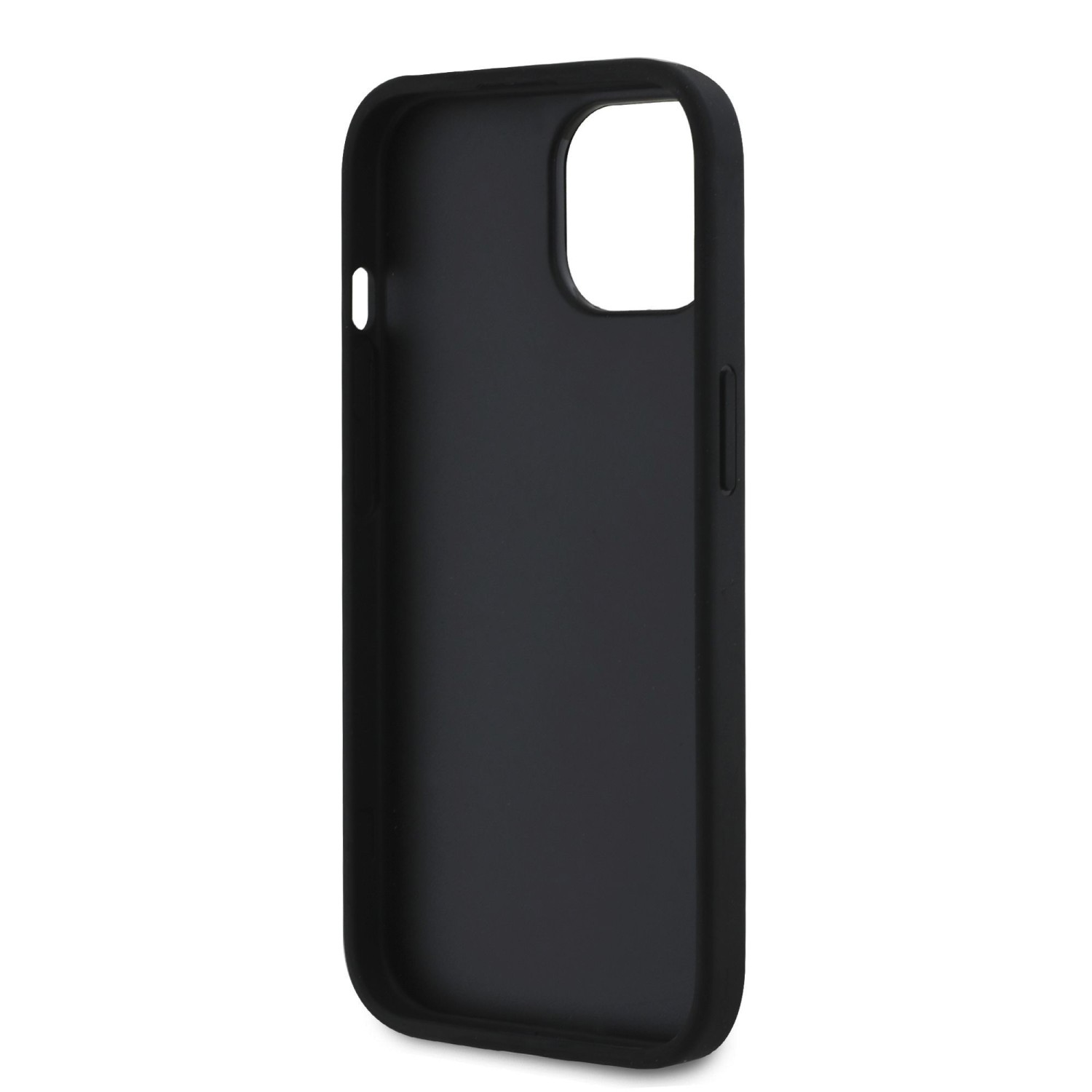 Guess PU Grained 4G Metal Logo Zadní Kryt pro iPhone 13 Black