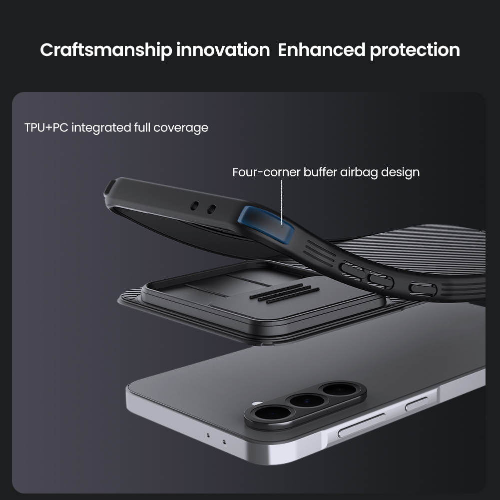 Nillkin CamShield PRO Zadní Kryt pro Samsung Galaxy A56 5G Dark Green