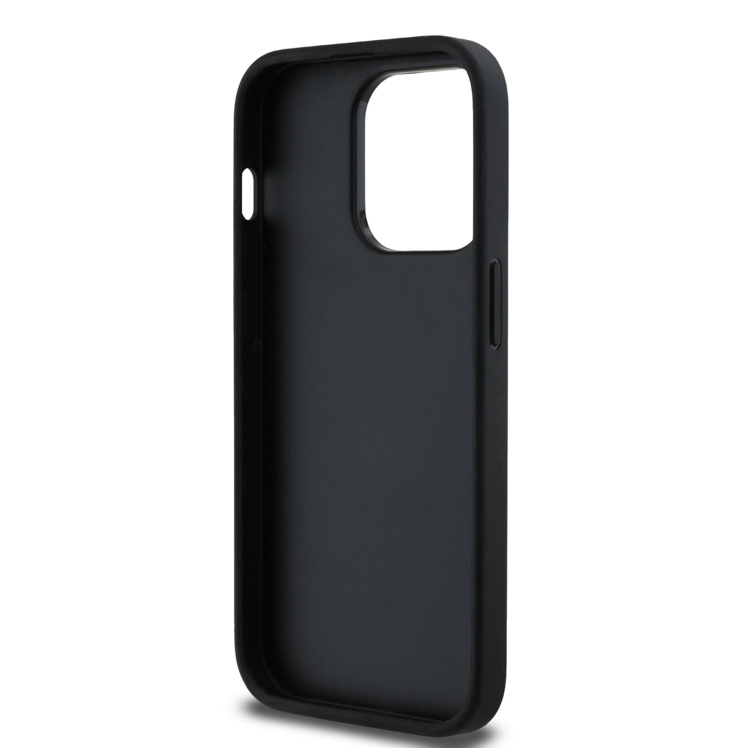 Guess PU Grained 4G Metal Logo Zadní Kryt pro iPhone 13 Pro Black