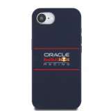 Red Bull Silicone Horizontal Logo MagSafe Zadní Kryt pro iPhone SE4 Navy