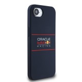 Red Bull Silicone Horizontal Logo MagSafe Zadní Kryt pro iPhone SE4 Navy