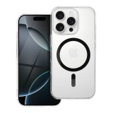 Drop Glue Colorful Ring Mag Cover compatible with MagSafe for Apple iPhone 11 black