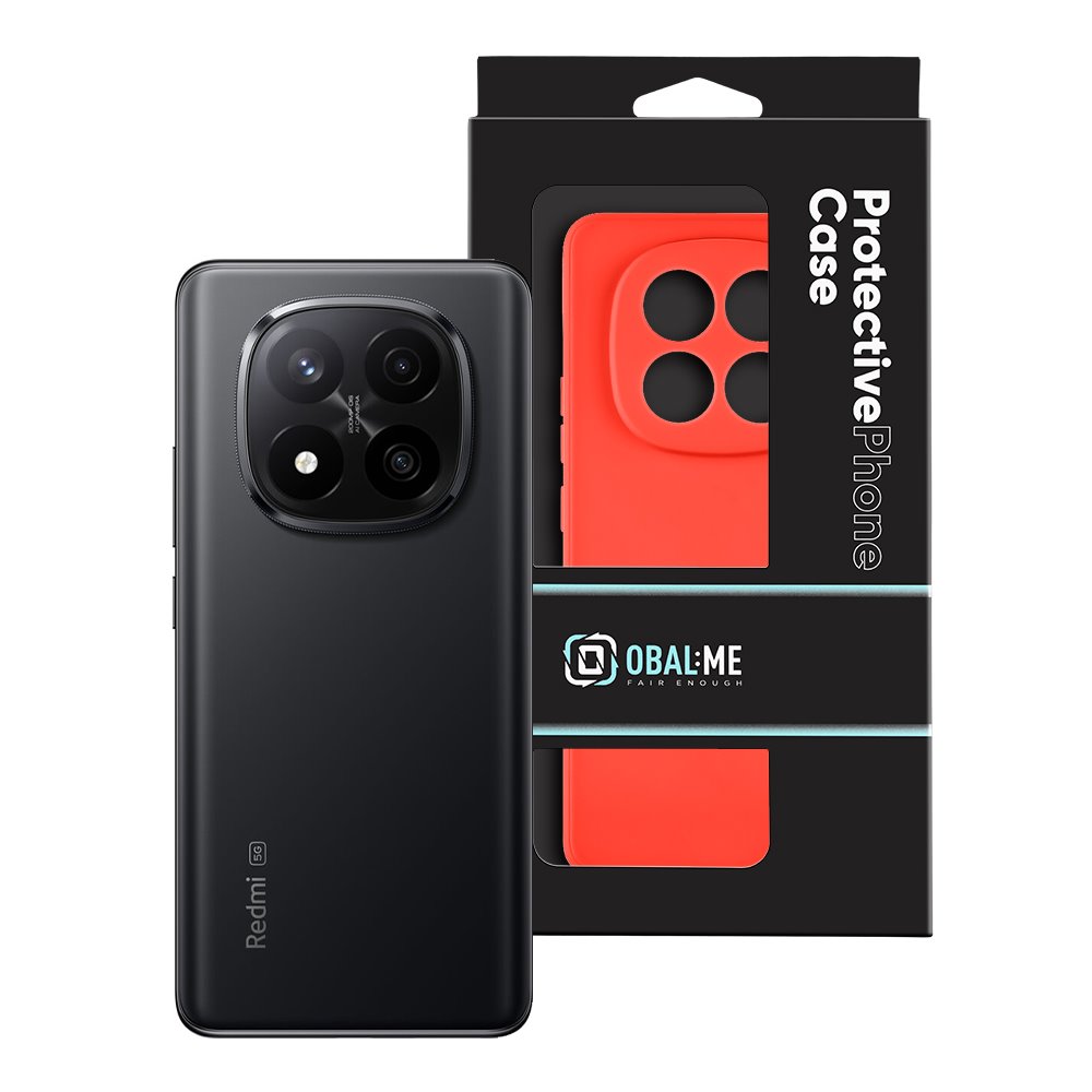 OBAL:ME Matte TPU Kryt pro Xiaomi Redmi Note 14 Pro+ 5G Red