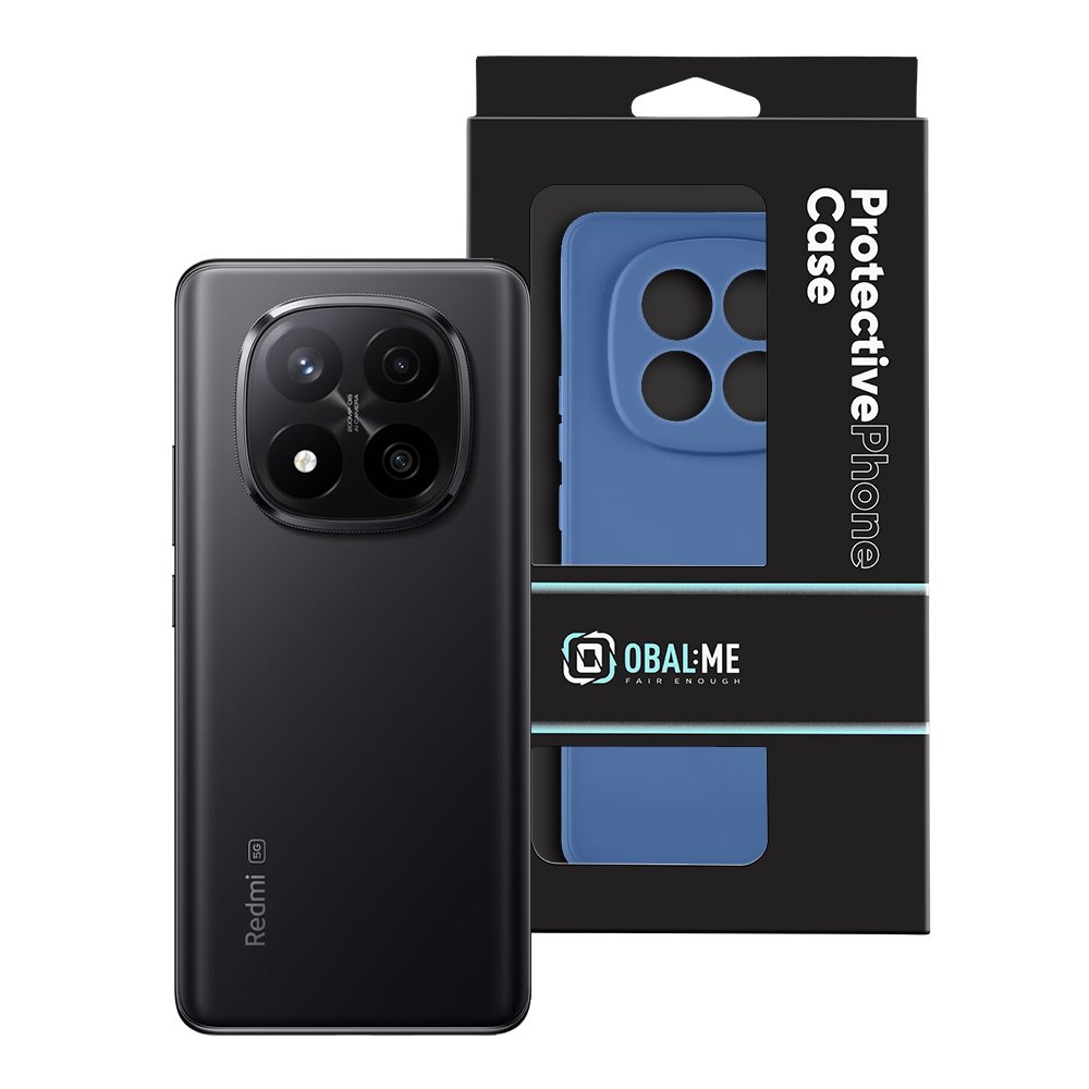 OBAL:ME Matte TPU Kryt pro Xiaomi Redmi Note 14 Pro+ 5G Dark Blue