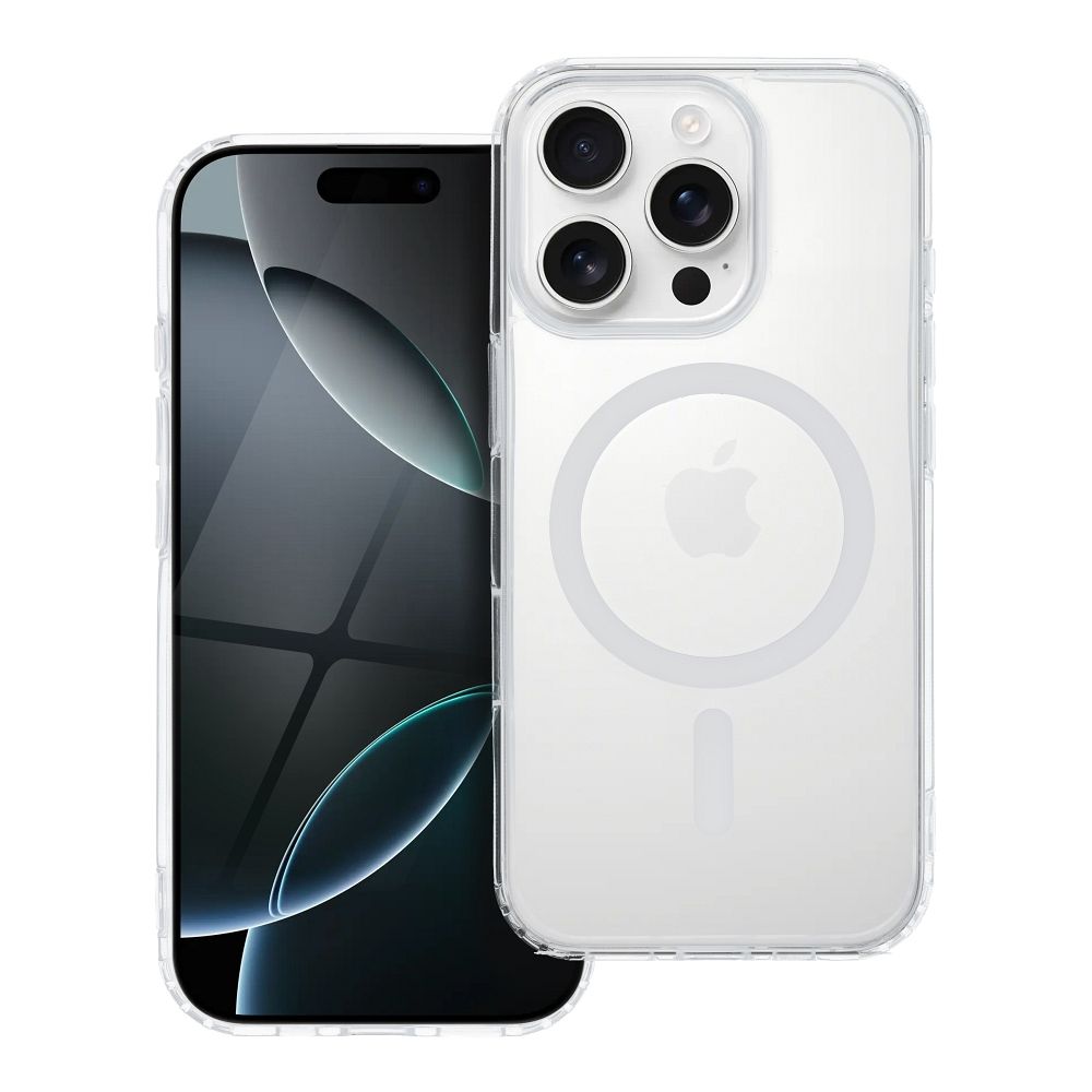 Zadní kryt Drop Glue Colorful Ring Mag Cover compatible with MagSafe pro Samsung Galaxy A56, bílá