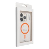 Drop Glue Colorful Ring Mag Cover compatible with MagSafe for IPHONE 16 PRO MAX orange