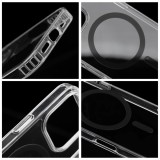 Drop Glue Colorful Ring Mag Cover compatible with MagSafe for SAMSUNG A36 black