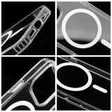 Drop Glue Colorful Ring Mag Cover compatible with MagSafe for SAMSUNG S25 ULTRA white