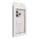 Drop Glue Colorful Ring Mag Cover compatible with MagSafe for SAMSUNG S25 ULTRA white