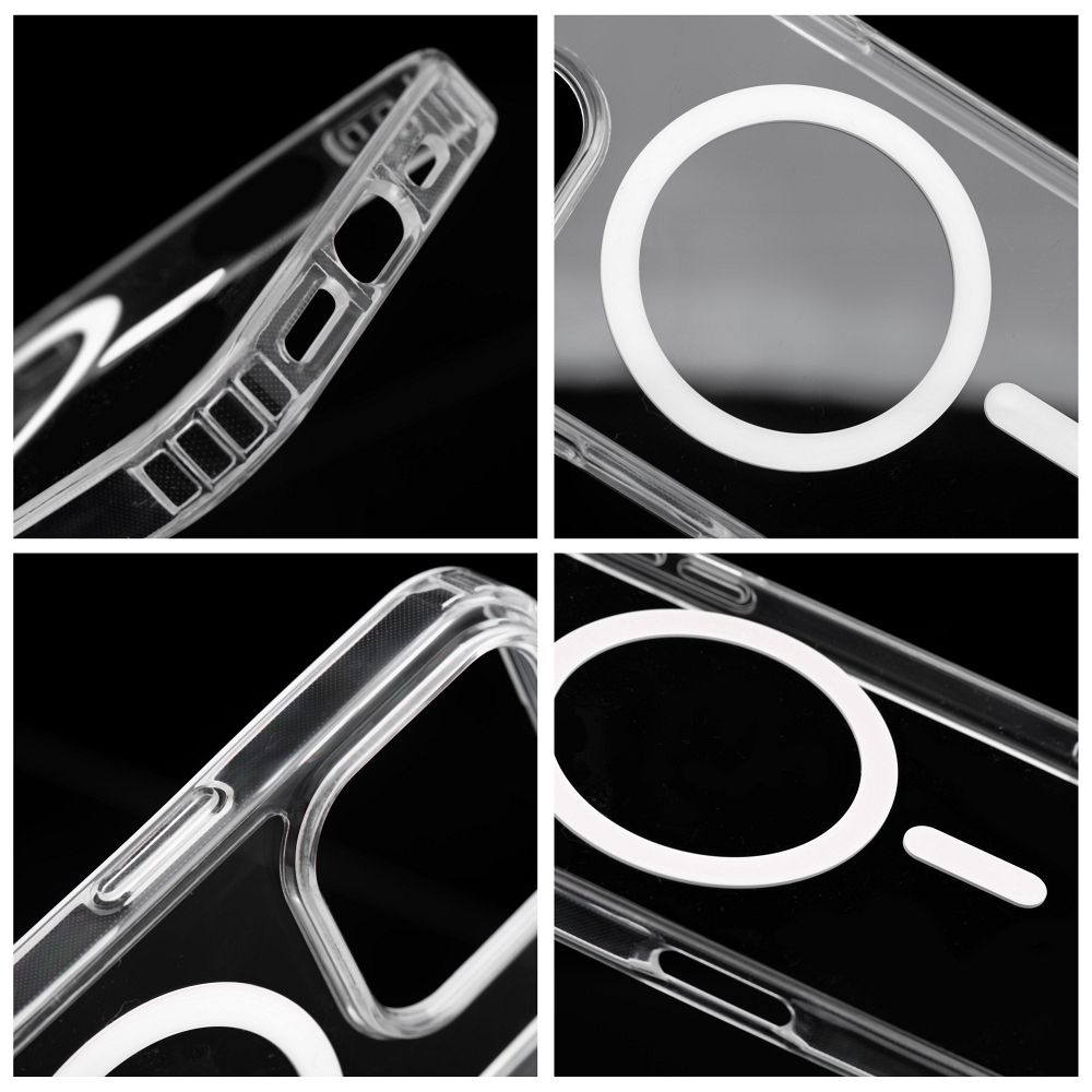 Drop Glue Colorful Ring Mag Cover compatible with MagSafe for SAMSUNG S25 ULTRA white