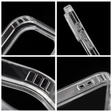 Drop Glue Colorful Ring Mag Cover compatible with MagSafe for IPHONE 16 PRO white