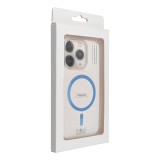 Drop Glue Colorful Ring Mag Cover compatible with MagSafe for IPHONE 15 light blue