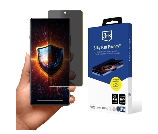 Ochranná fólie 3mk Silky Matt Privacy pro Apple iPhone 12 Pro