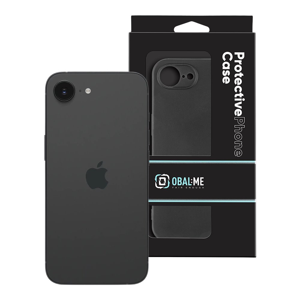 OBAL:ME Matte TPU Kryt pro Apple iPhone 16e Black