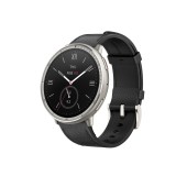 Amazfit Active 2 Round NFC /Silver/Elegant Band/Black Leather