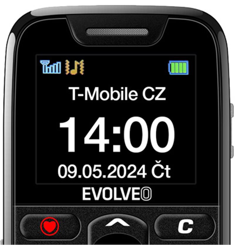 Evolveo EasyPhone černá