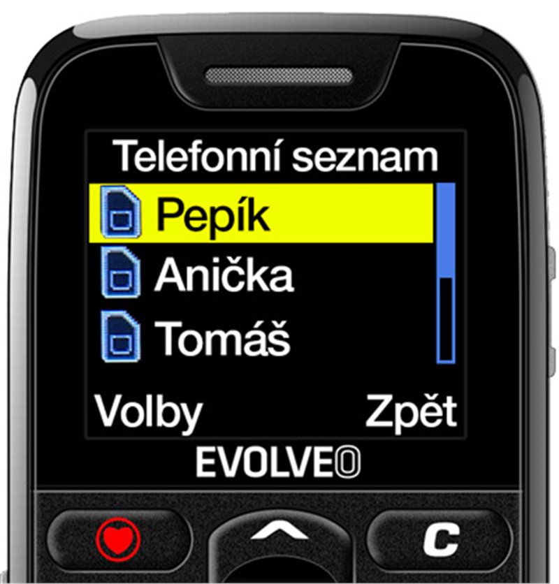 Evolveo EasyPhone černá