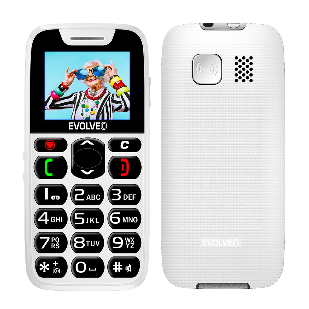 Evolveo EasyPhone bílá