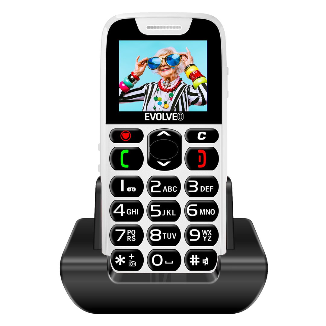 Evolveo EasyPhone bílá