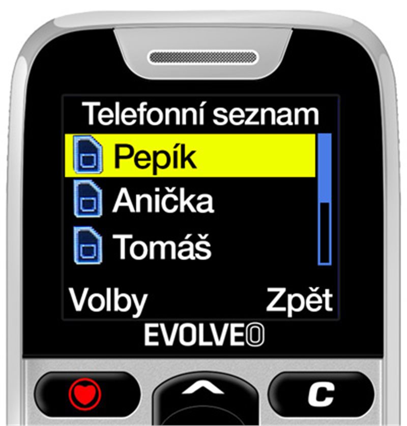 Evolveo EasyPhone bílá