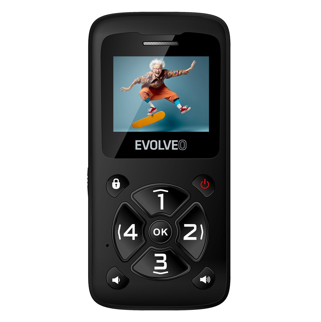 Evolveo EasyPhone ID černá