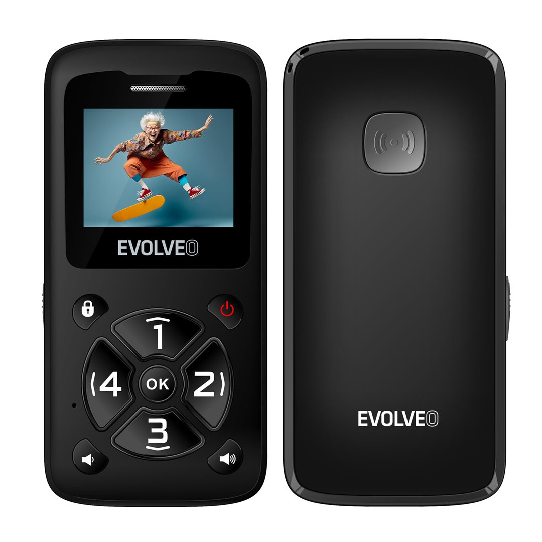 Evolveo EasyPhone ID černá