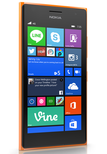 Nokia Lumia 735 Bright Orange