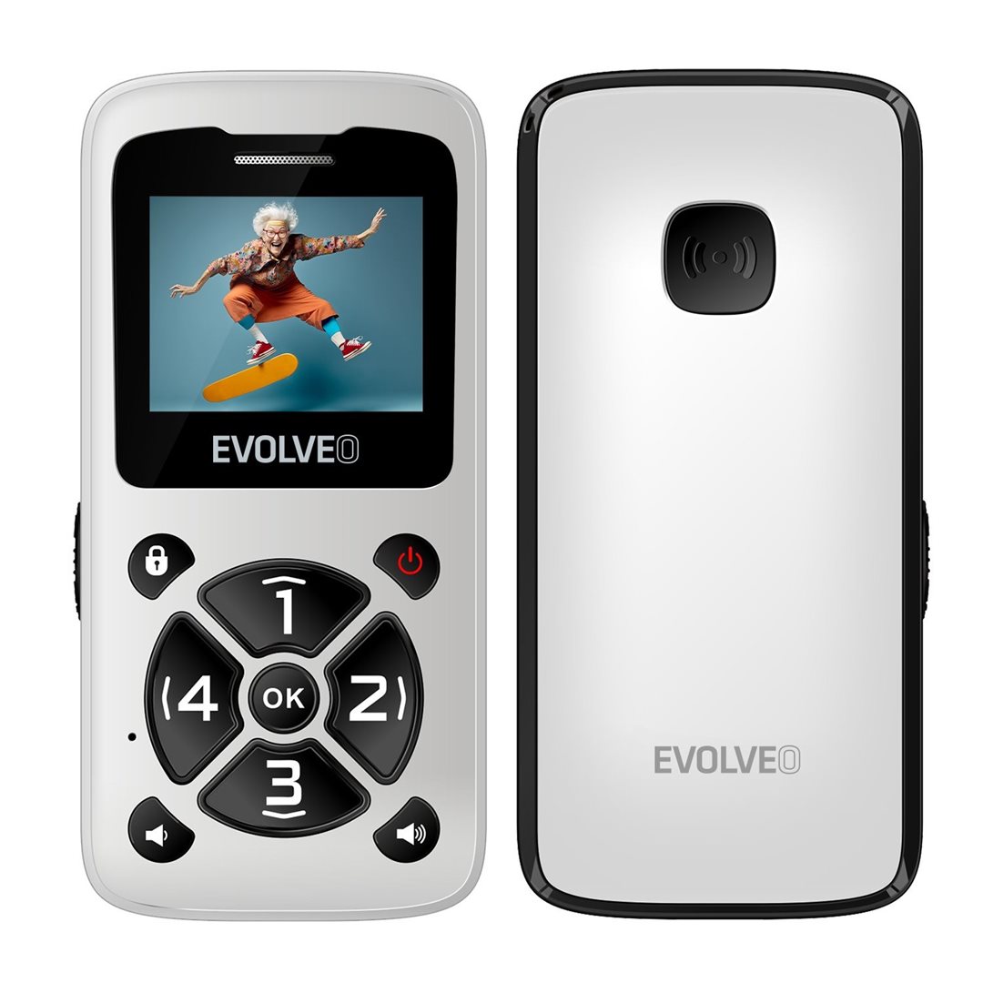 Evolveo EasyPhone ID bílá