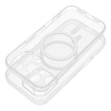 Ochranný kryt CLEAR MAG COVER case compatible with MagSafe pro Samsung Galaxy A56, transparentní glitter