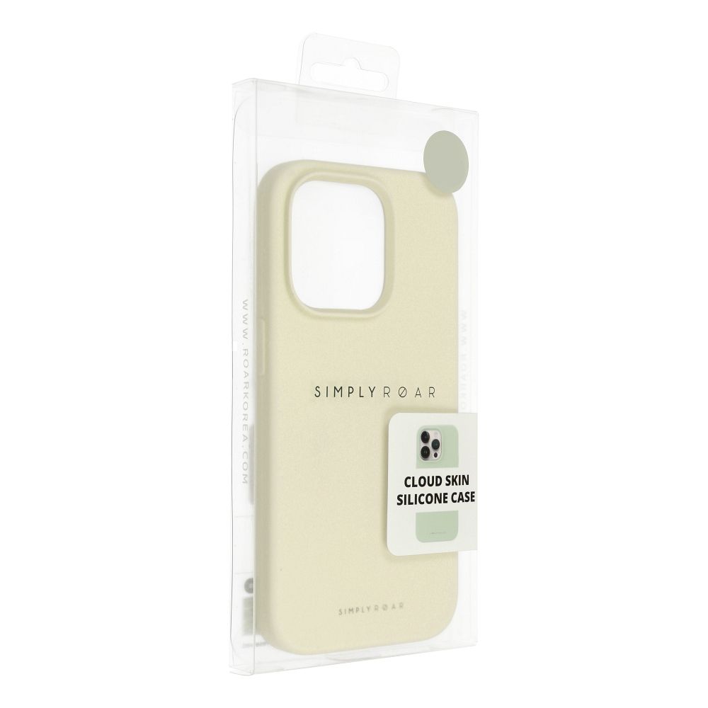 ROAR case CLOUD SKIN for IPHONE 16e Light Yellow
