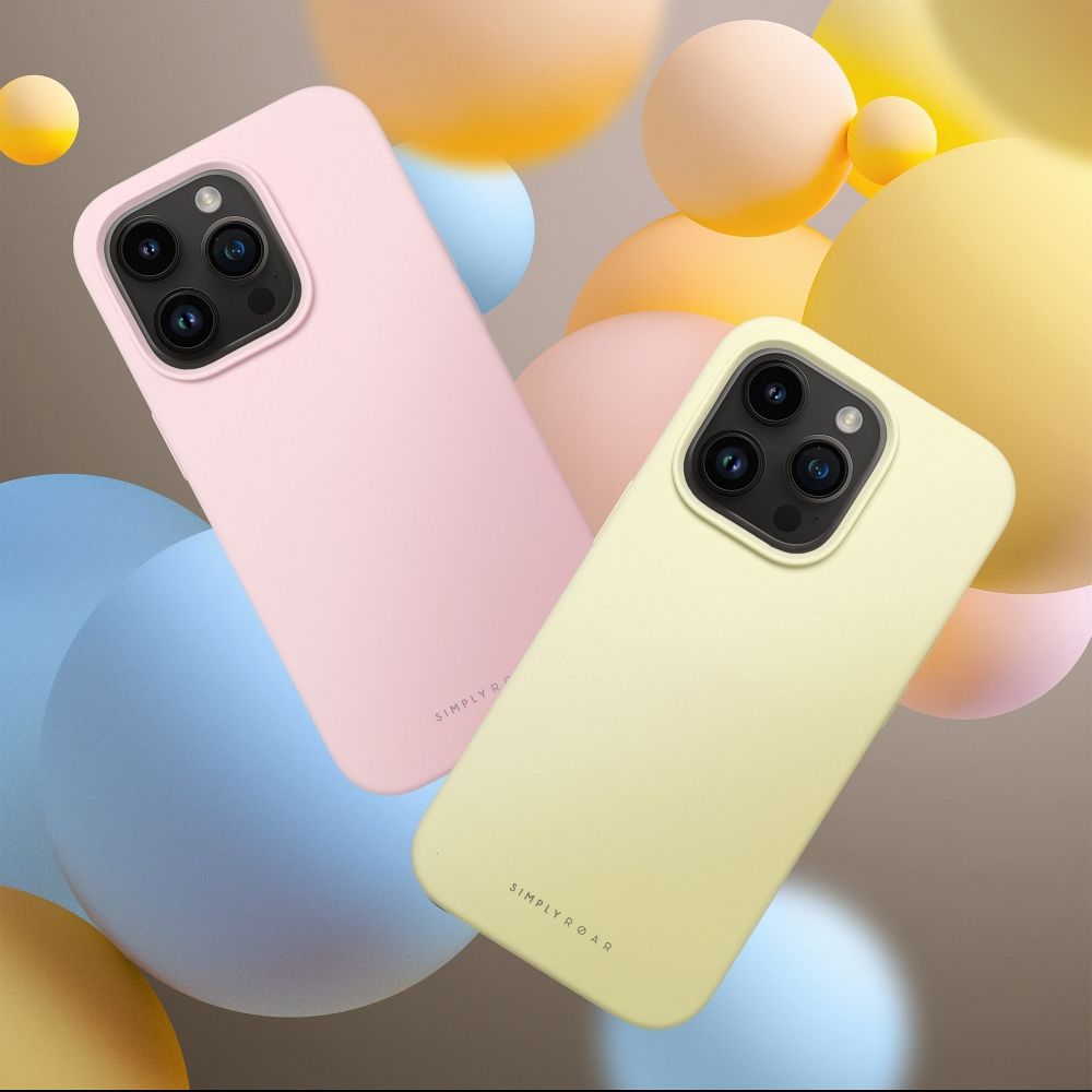 Zadní silikonový kryt ROAR CLOUD SKIN pro IPHONE 16 Pro Max Light Pink (obrázek 6)