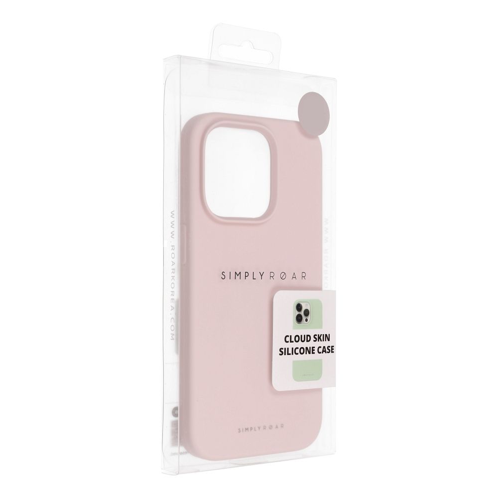Zadní silikonový kryt ROAR CLOUD SKIN pro IPHONE 16 Pro Max Light Pink (obrázek 7)