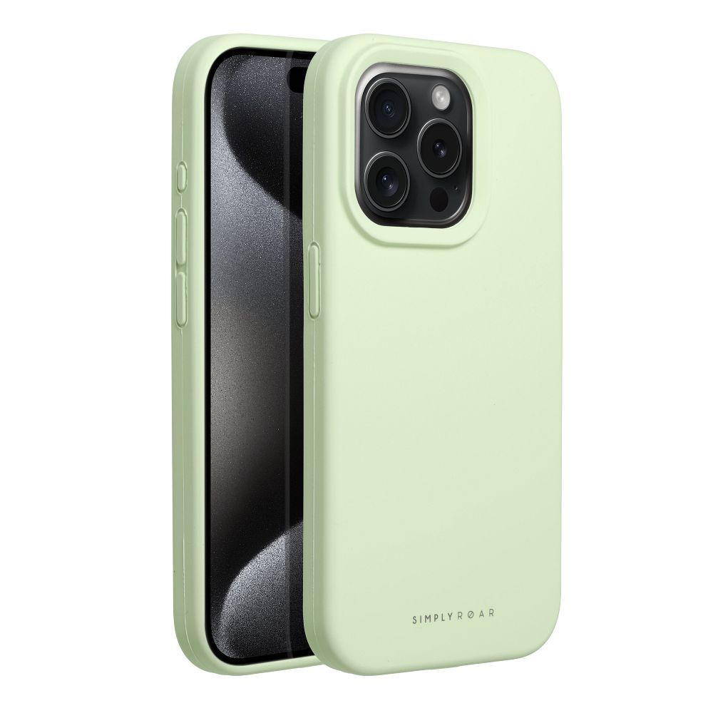 ROAR case CLOUD SKIN for IPHONE 15 Pro Light green