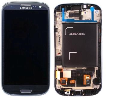 Sam. LCD + dotyk. plocha + přední kryt i9301 Galaxy SIII NEO Blue
