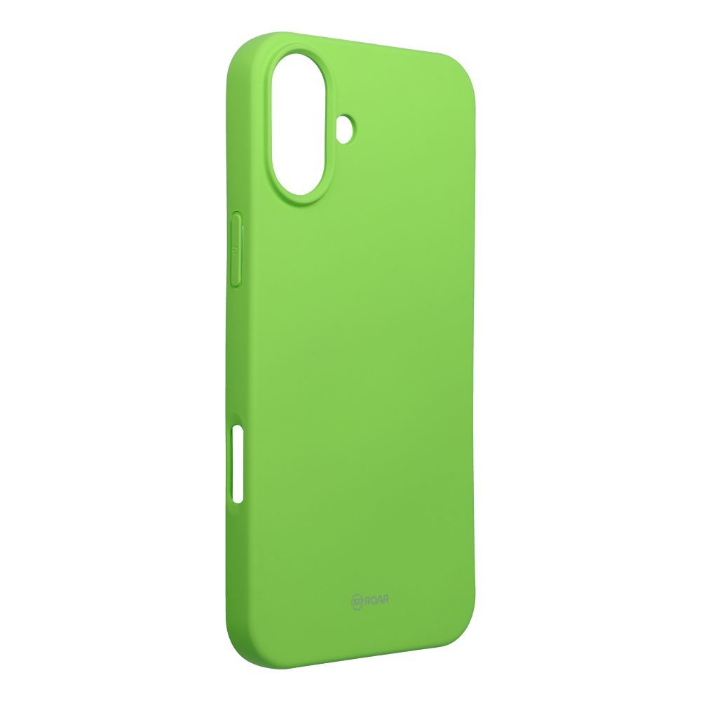 Zadní silikonový kryt ROAR case COLORFUL JELLY pro Apple iPhone 16 Plus, lime