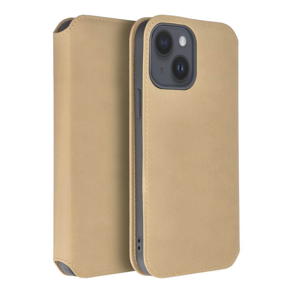 DUAL POCKET Book case for SAMSUNG A36 gold