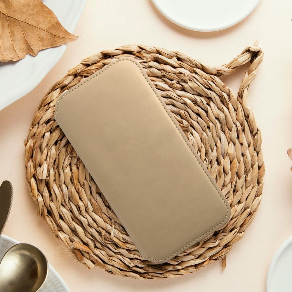 DUAL POCKET Book case for SAMSUNG A36 gold