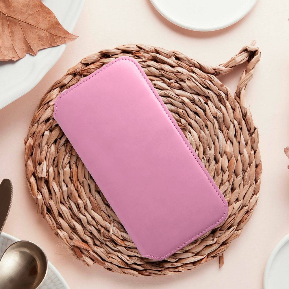 DUAL POCKET Book case for SAMSUNG A36 light pink