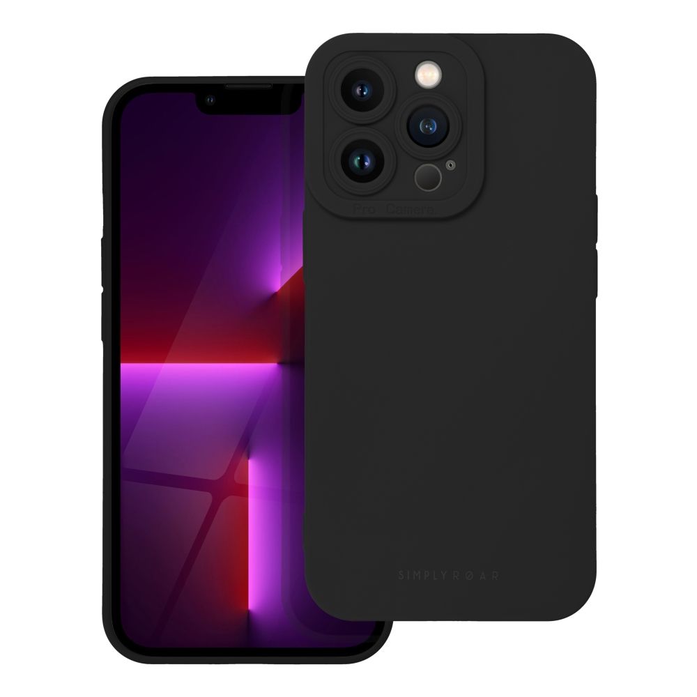 Zadní ochranný kryt ROAR case LUNA pro Apple iPhone 16e, černá