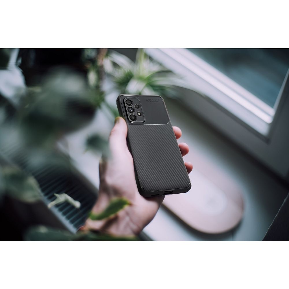 Case CARBON PREMIUM for SAMSUNG S25 Plus black