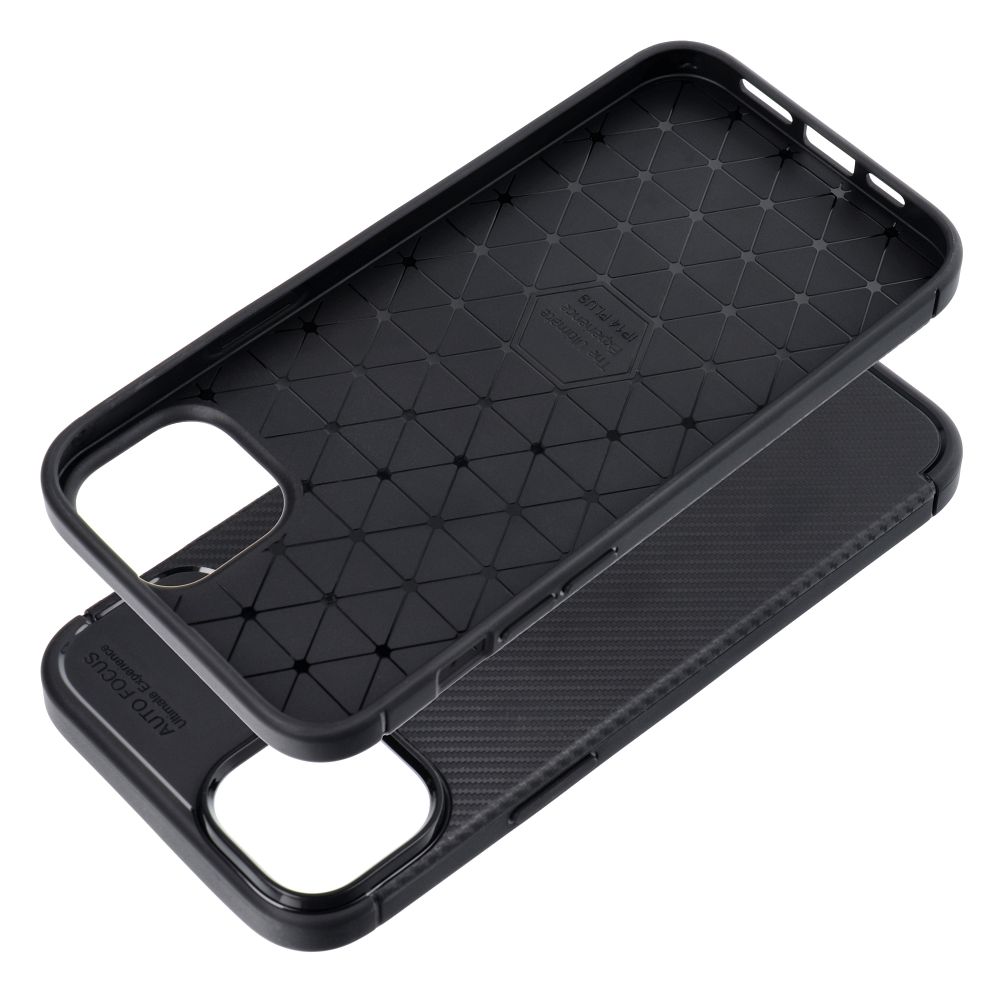 Case CARBON PREMIUM for IPHONE 14 Plus black