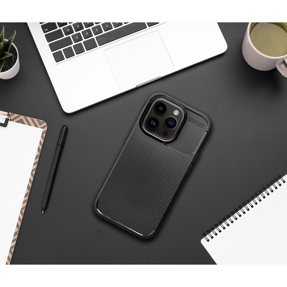 Case CARBON PREMIUM for IPHONE 12 / 12 Pro black