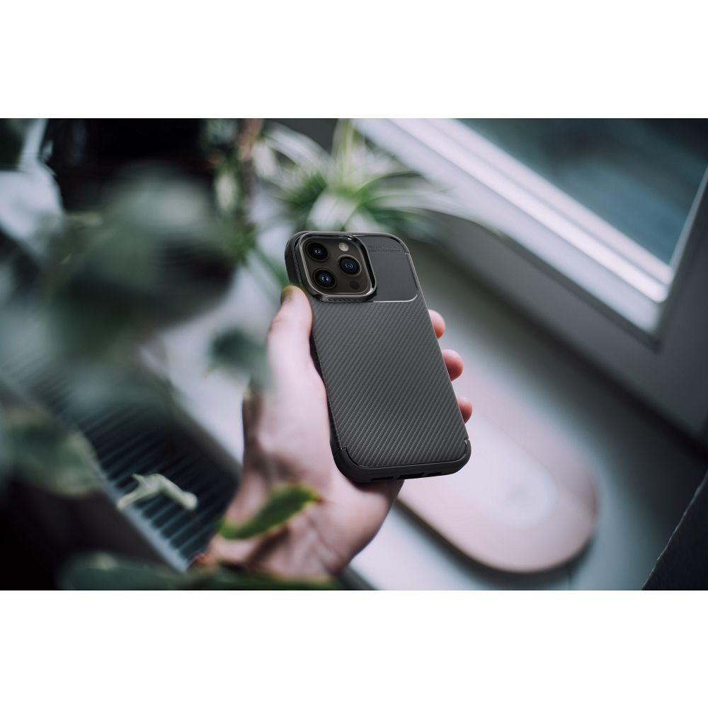 Case CARBON PREMIUM for IPHONE 12 / 12 Pro black
