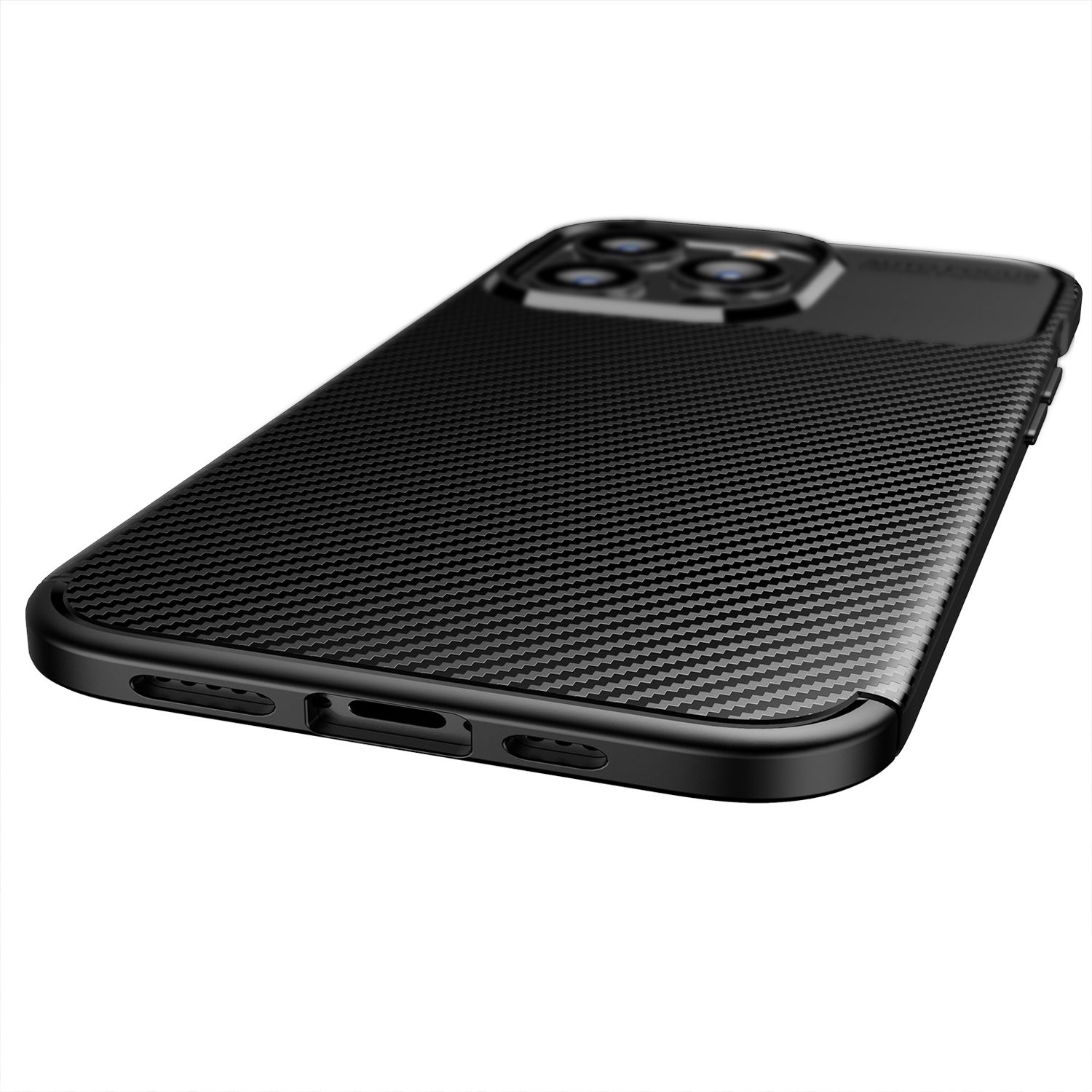 Case CARBON PREMIUM for IPHONE 12 / 12 Pro black