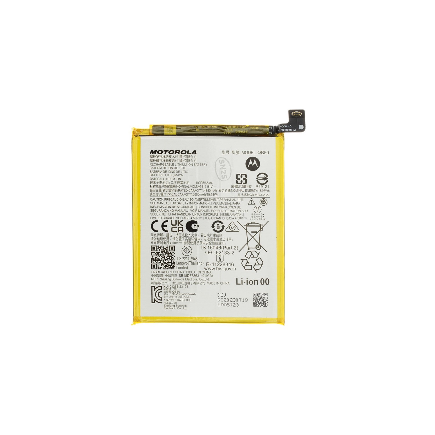 Originální baterie Motorola QB50 5000mAh (Service Pack)