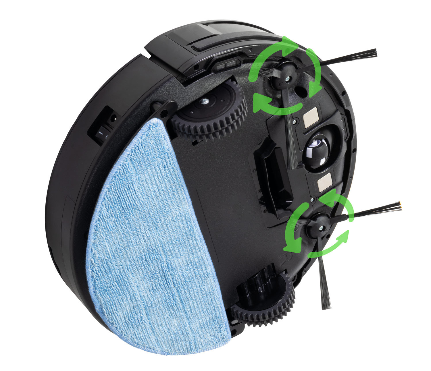 Robotický vysavač EVOLVEO RoboTrex H6 (stírání vodou a nabíjecí stanice) černá