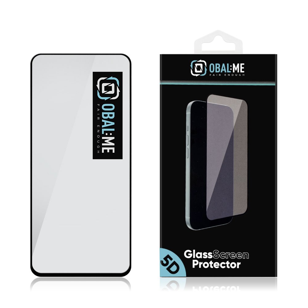OBAL:ME 5D Tvrzené Sklo pro Motorola G15/G15 Power Black