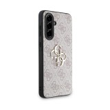 Guess PU 4G Metal Logo Zadní Kryt pro Samsung Galaxy A36 Pink